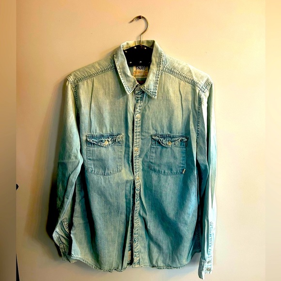 TNA button down jean shirt! - Picture 1 of 3